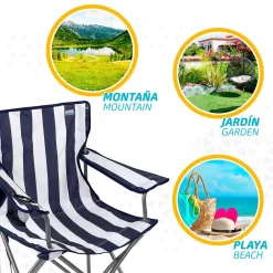 Aktive 82x49.5x64.5 Cm Fixed Folding Chair Steel With Cup Holder 13 Aktive 82x49.5x64.5 Cm Fixed Folding Chair Steel With Cup Holder -Pool Supplies Store aktive 82x49.5x64.5 cm fixed folding chair steel with cup holder 4