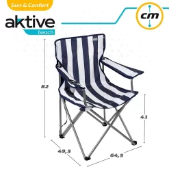 Aktive 82x49.5x64.5 Cm Fixed Folding Chair Steel With Cup Holder 14 Aktive 82x49.5x64.5 Cm Fixed Folding Chair Steel With Cup Holder -Pool Supplies Store aktive 82x49.5x64.5 cm fixed folding chair steel with cup holder 5
