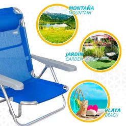 Aktive Folding Chair 5 Positions With Cushion 60x47x83 Cm -Pool Supplies Store aktive folding chair 5 positions with cushion 60x47x83 cm 4
