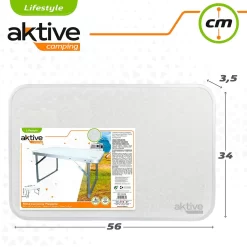 Aktive Folding Table Alluminium 56x34x24 Cm -Pool Supplies Store aktive folding table alluminium 56x34x24 cm 6