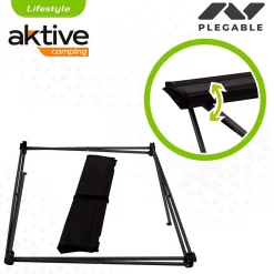 Aktive Textile Folding Table 61x53x51 Cm -Pool Supplies Store aktive textile folding table 61x53x51 cm 2