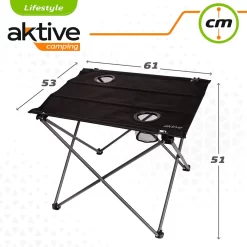 Aktive Textile Folding Table 61x53x51 Cm -Pool Supplies Store aktive textile folding table 61x53x51 cm 5