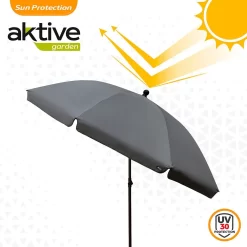 Aktive Umbrella 240 Cm With UV Protection -Pool Supplies Store aktive umbrella 240 cm with uv protection 2