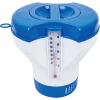 Floating Chemical With Thermometer Dispenser -Pool Supplies Store avenli floating chemical with thermometer dispenser