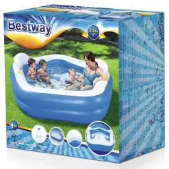 Bestway Family Fun 213x207x69 Cm Square Inflatable Pool -Pool Supplies Store bestway family fun 213x207x69 cm square inflatable pool 12