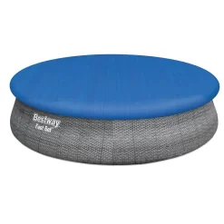 Bestway Fast Set Rattan 457x107 Cm Round Inflatable Pool -Pool Supplies Store bestway fast set rattan 457x107 cm round inflatable pool 3