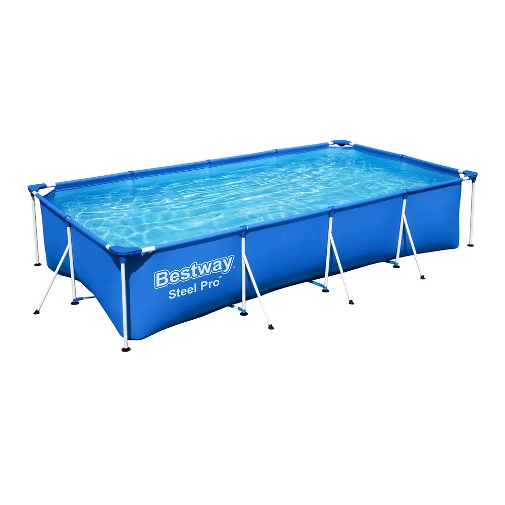 Bestway Rectangular Pool With Purifier 400X211X81Cm Cm 3 Bestway Rectangular Pool With Purifier 400X211X81Cm Cm