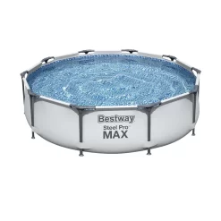 Bestway Round Swimming Pool With Purifier Metal Structure 305x76 Cm
