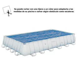 Bestway Solar Cover For Rectangular Swimming Pool 732X366 Cm