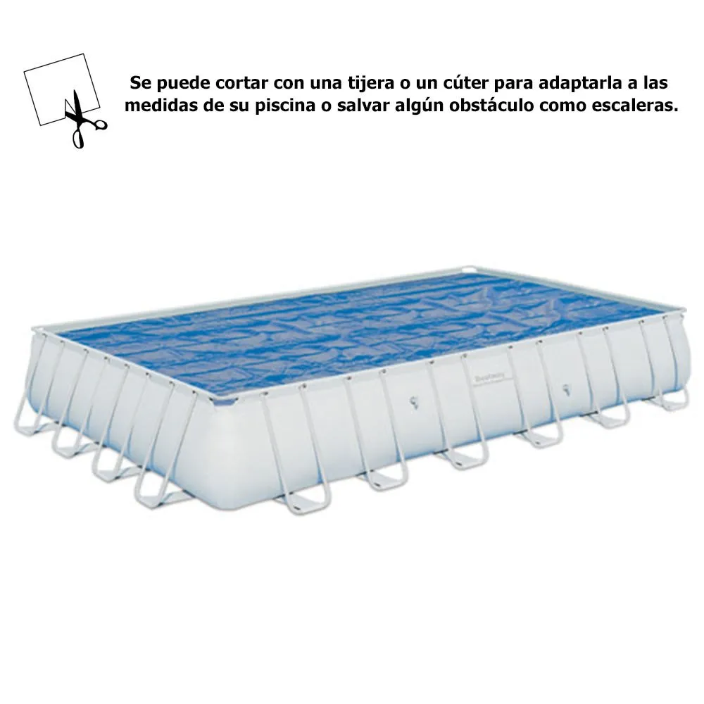 Bestway Solar Cover For Rectangular Swimming Pool 732X366 Cm 3 Bestway Solar Cover For Rectangular Swimming Pool 732X366 Cm