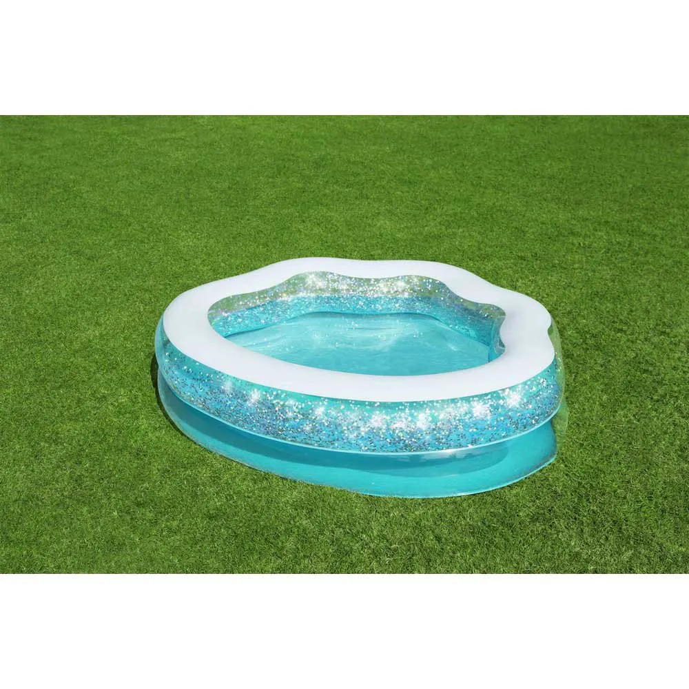 Bestway Sparkle Shell 150x127x43 Cm Round Inflatable Pool 5 Bestway Sparkle Shell 150x127x43 Cm Round Inflatable Pool - Image 3