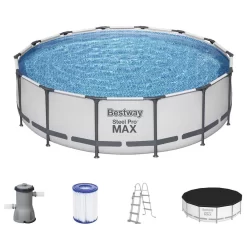 Bestway Steel Pro MAX 427x107 Cm Round Tubular Pool 21 Bestway Steel Pro MAX 427x107 Cm Round Tubular Pool -Pool Supplies Store bestway steel pro max 427x107 cm round tubular pool 7