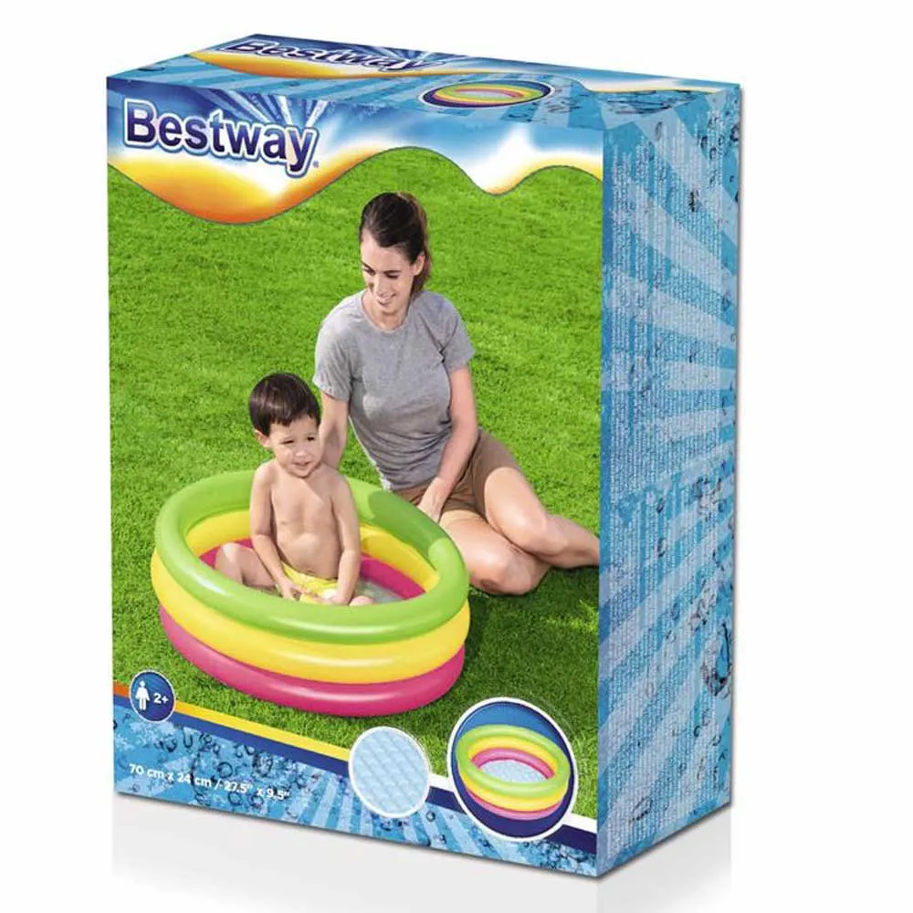Bestway Summer 70x24 Cm Round Inflatable Pool 6 Bestway Summer 70x24 Cm Round Inflatable Pool - Image 4