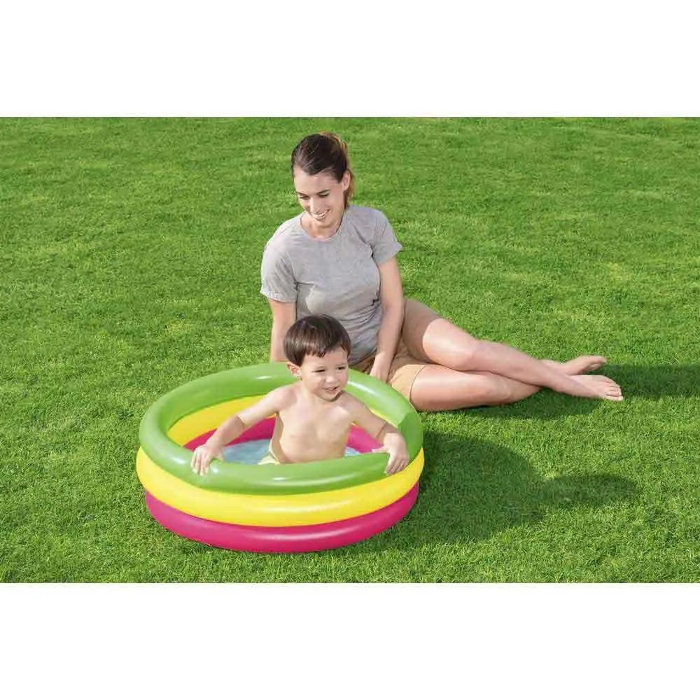 Bestway Summer 70x24 Cm Round Inflatable Pool 7 Bestway Summer 70x24 Cm Round Inflatable Pool - Image 5