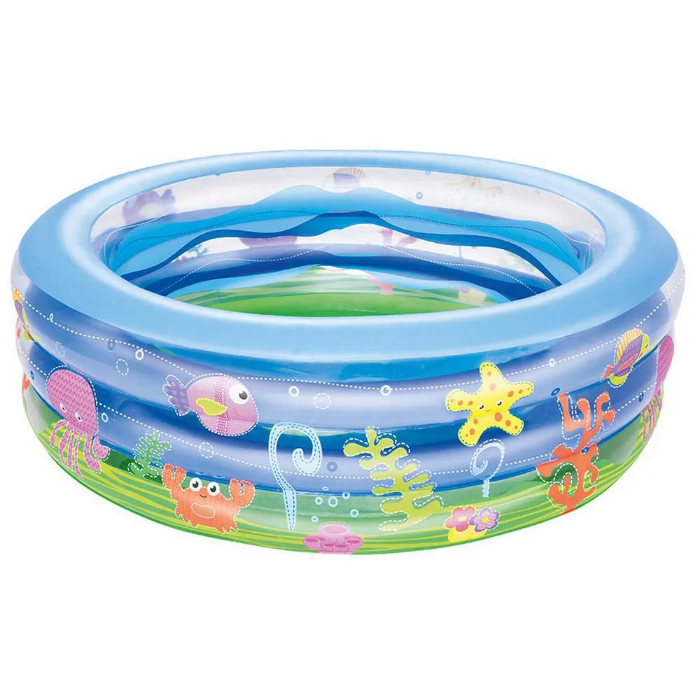 Bestway Summer Wave Crystal 196x53 Cm Round Inflatable Pool 3 Bestway Summer Wave Crystal 196x53 Cm Round Inflatable Pool