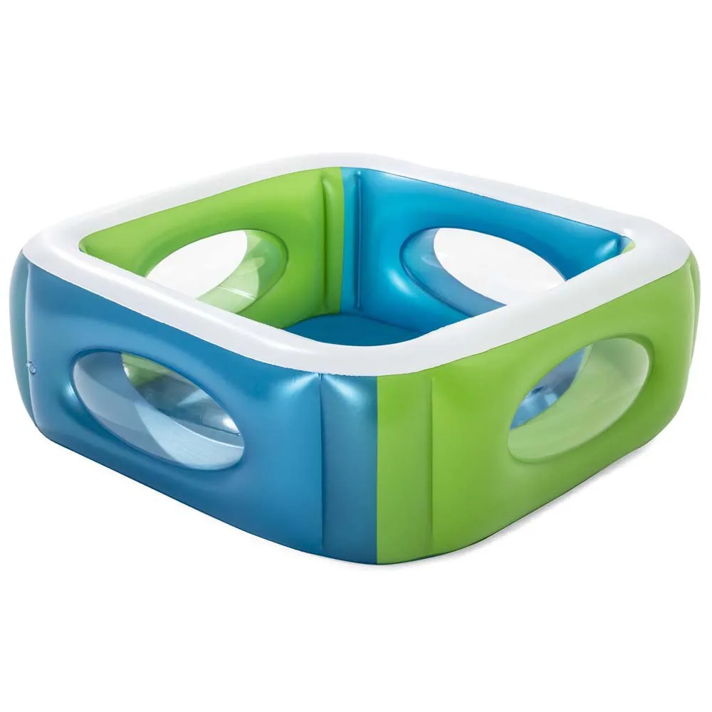Bestway Window 168x168x56 Cm Square Inflatable Pool 4 Bestway Window 168x168x56 Cm Square Inflatable Pool - Image 2