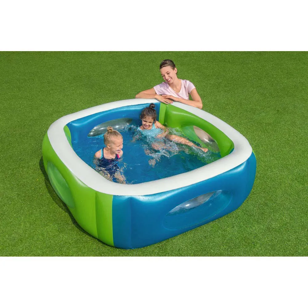 Bestway Window 168x168x56 Cm Square Inflatable Pool 14 Bestway Window 168x168x56 Cm Square Inflatable Pool - Image 12