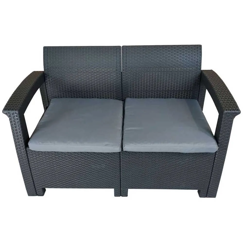 Capri Resin Garden Furniture Set Ratan-Effect 6 Capri Resin Garden Furniture Set Ratan-Effect - Image 4