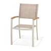 Imperia Aluminium And Fabric Armchair 61.8x58.3x92.5cm -Pool Supplies Store chillvert imperia aluminium and fabric armchair 61.8x58.3x92.5cm