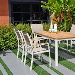 Imperia Aluminium And Fabric Armchair 61.8x58.3x92.5cm -Pool Supplies Store chillvert imperia aluminium and fabric armchair 61.8x58.3x92.5cm 3