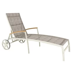 Imperia FSC Eucalyptus Sun Lounger 180.40x77.60x102.90cm