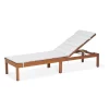 Milan FSC Eucalyptus Sun Lounger 191.10x59.60x86.90cm