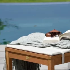 Milan FSC Eucalyptus Sun Lounger 191.10x59.60x86.90cm -Pool Supplies Store chillvert milan fsc eucalyptus sun lounger 191.10x59.60x86.90cm 2