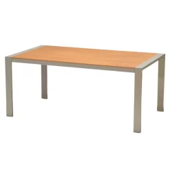 Napoles Aluminium Rectangle Table 190x96.5x75cm