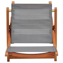 Napoles FSC Eucalyptus And Fabric Folding Chair 50.65x49.6x93.2cm -Pool Supplies Store chillvert napoles fsc eucalyptus and fabric folding chair 50.65x49.6x93.2cm 4