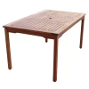 Napoles FSC Eucalyptus Rectangle Table 150x90.5x75.1cm -Pool Supplies Store chillvert napoles fsc eucalyptus rectangle table 150x90.5x75.1cm