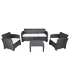 Salerno Resin Garden Furniture Set Ratan-Effect -Pool Supplies Store chillvert salerno resin garden furniture set ratan effect