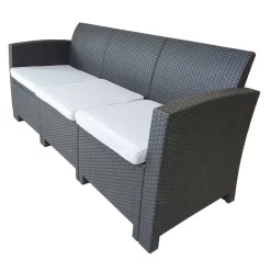 Salerno Resin Garden Furniture Set Ratan-Effect -Pool Supplies Store chillvert salerno resin garden furniture set ratan effect 2