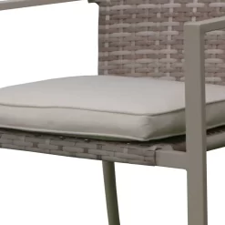 Varenna Stackable Steel And Synthetic Rattan Chair 56x55x86cm -Pool Supplies Store chillvert varenna stackable steel and synthetic rattan chair 56x55x86cm 2