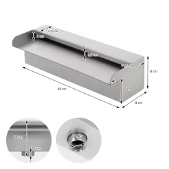 390002168 Pool Waterfall 30 Cm 11 390002168 Pool Waterfall 30 Cm -Pool Supplies Store ecd germany 390002168 pool waterfall 30 cm 3