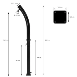 Garden Solar Shower 20L 17 Garden Solar Shower 20L -Pool Supplies Store ecd germany garden solar shower 20l 7