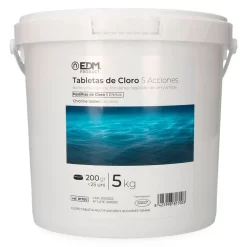 EDM Chlorine Tablet 5 Actions 5kg