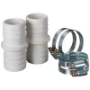 GRE 2 Connectors+4 Clamps 1 GRE 2 Connectors+4 Clamps -Pool Supplies Store gre 2 connectors 4 clamps
