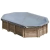 GRE Oval Pool Winter Cover Canelle