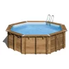 Ananas Round Wooden Pool Ø 428x117 Cm -Pool Supplies Store gre pools ananas round wooden pool o 428x117 cm