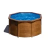 Steel Wood Pool Pacific 240x120 Cm -Pool Supplies Store gre pools steel wood pool pacific 240x120 cm
