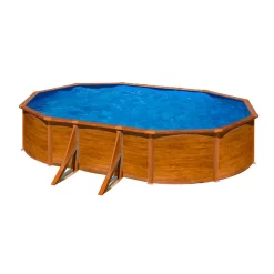 Steel Wood Pool Pacific 500x300x120 Cm