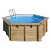 Vanille 2 Round Wooden Pool Ø 400x119 Cm 2 Vanille 2 Round Wooden Pool Ø 400x119 Cm -Pool Supplies Store gre pools vanille 2 round wooden pool o 400x119 cm