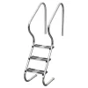 GRE Steel Ladder 3 Double Steps 1 GRE Steel Ladder 3 Double Steps -Pool Supplies Store gre steel ladder 3 double steps