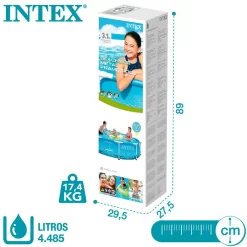 Intex Beachside Metal Frame 305x76 Cm Pool -Pool Supplies Store intex beachside metal frame 305x76 cm pool 5