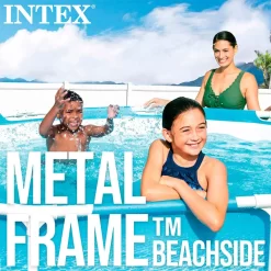 Intex Beachside Metal Frame 305x76 Cm Pool -Pool Supplies Store intex beachside metal frame 305x76 cm pool 6