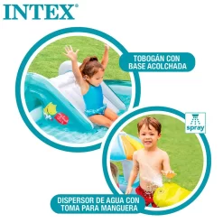 Intex Crocodile Play Centre With Slide Pool -Pool Supplies Store intex crocodile play centre with slide pool 2