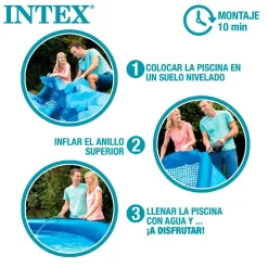 Intex Easy Set Inflatable Pool 244x61 Cm -Pool Supplies Store intex easy set inflatable pool 244x61 cm 3