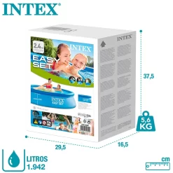Intex Easy Set Inflatable Pool 244x61 Cm -Pool Supplies Store intex easy set inflatable pool 244x61 cm 5