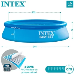 Intex Easy Set With Filter Cartridge Pump 244x61 Cm Pool 16 Intex Easy Set With Filter Cartridge Pump 244x61 Cm Pool -Pool Supplies Store intex easy set with filter cartridge pump 244x61 cm pool 5
