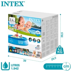 Intex Easy Set With Filter Cartridge Pump 244x61 Cm Pool 17 Intex Easy Set With Filter Cartridge Pump 244x61 Cm Pool -Pool Supplies Store intex easy set with filter cartridge pump 244x61 cm pool 6